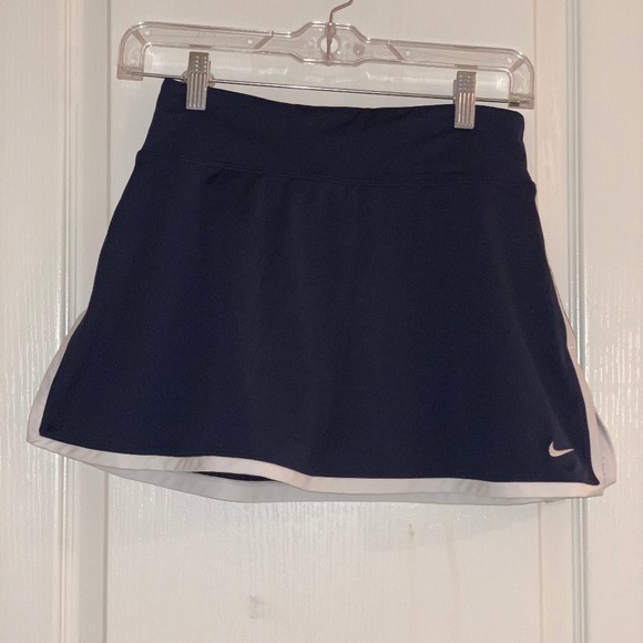Nike Skirts Nike Womens Tennis Skirt Navy Blue Poshmark